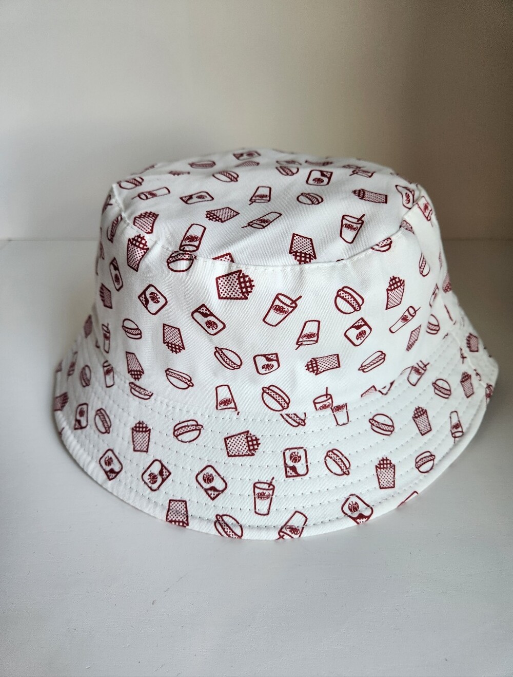 Chick-fil-a X Dr Pepper Limited Promotional Bucket Hat Adult One Size Reversible